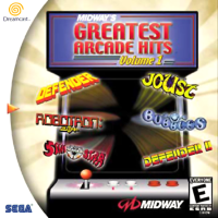 Midway's Greatest Arcade Hits Volume I Sega Dreamcast US box art